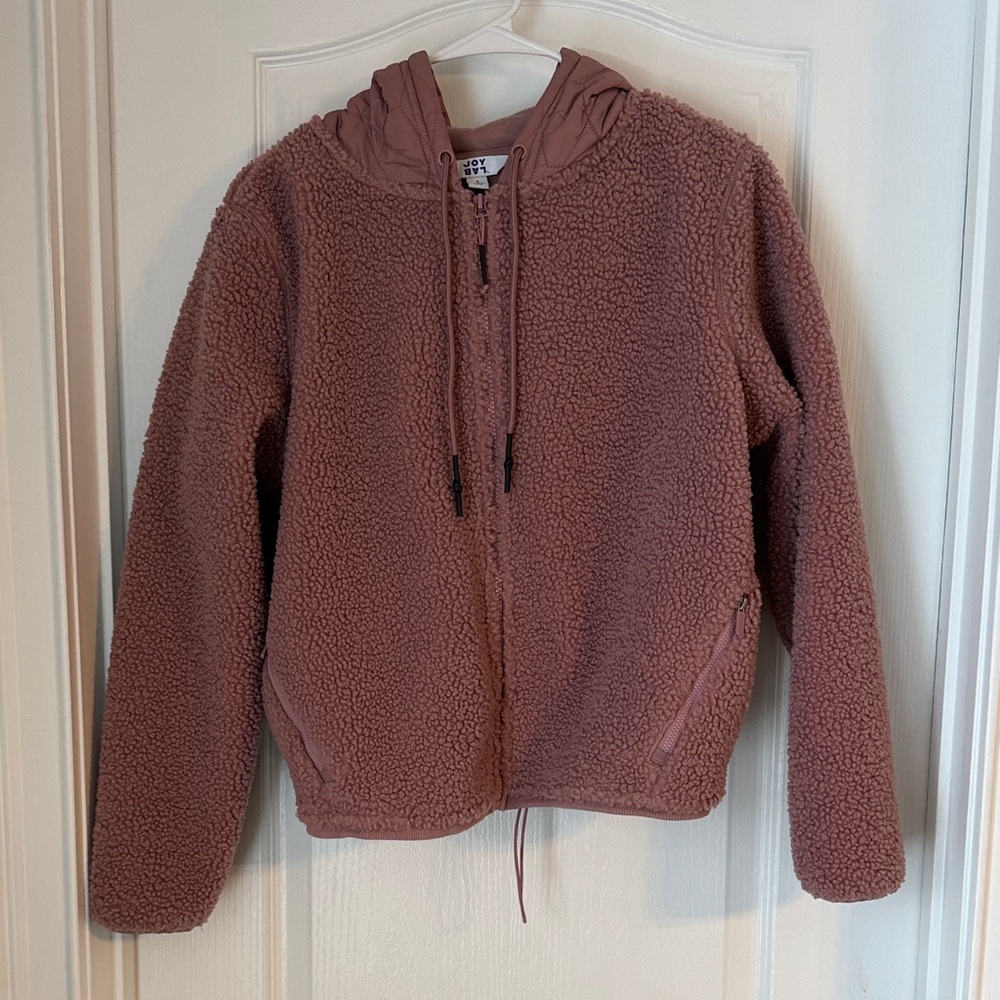 JoyLab Pink Sherpa Jacket